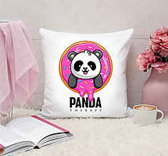 Úžitkový textil - Radostná Panda „Donut“ - 15395440_