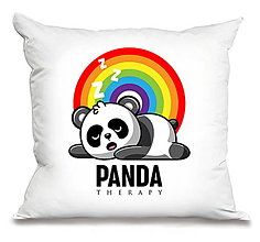 Úžitkový textil - Šťastná Panda „Sen o dúhe“ - 15395479_