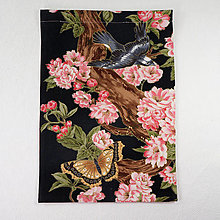 Úžitkový textil - Vrecko na darčeky-hodváb a sakura (variant B) - 15398646_