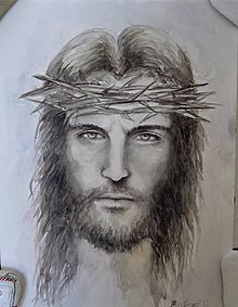 Obrazy - p.Ježiš...(akvarel) - 15396177_