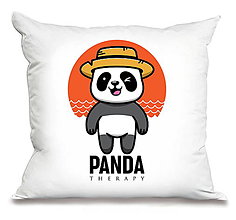 Úžitkový textil - Plážová Panda „Zbožňujúca leto“ - 15395827_