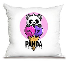 Úžitkový textil - Sladká Panda „Rezeň v kornútku“ - 15395898_