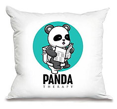 Úžitkový textil - Informovaná Panda „Stará klasika“ - 15395913_