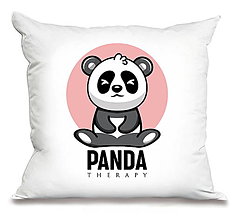 Úžitkový textil - Zmyselná Panda „Namasté ♥“ - 15396079_