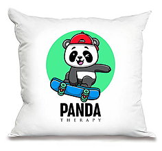 Úžitkový textil - Hustá Panda „Kicflip♥“ - 15396430_