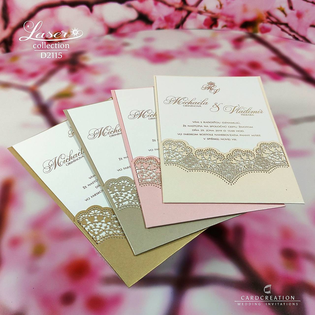 Svadobné oznámenia D2115