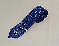 kravata folk "modrotlač" rôzne varianty (4.)