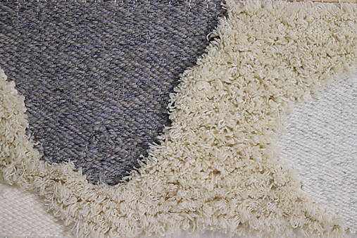 Ručne tkaná vlnená tapiséria "TÍŠINA"