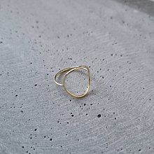 Prstene - Zlatý prsteň - kruh - 15404456_