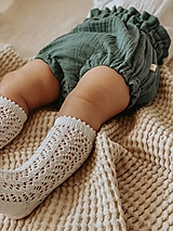 Detské oblečenie - Mušelínové čukotky s riaseným pásom (baby ružová) - 15403888_