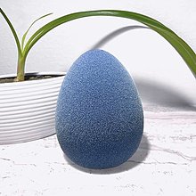 Dekorácie - Veľkonočné vajíčka - Semišové - Modré (Electric Blue Lemonade) 2023 - 15402968_
