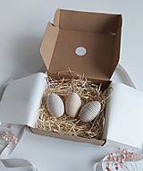 Dekorácie - Sada 3 veľkonočných vajíčok - 15404787_
