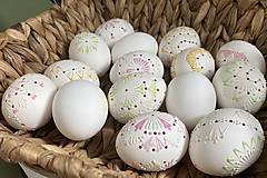 Dekorácie - veľkonočné vajíčka pastelové - 15405183_