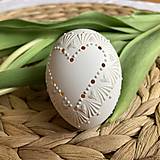 Dekorácie - veľkonočné vajíčka snehobiele - 15405220_