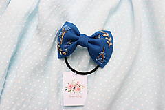 Detské doplnky - Vyšívané mašličky Čučoriedka ♡ (Lesné plody) - 15406262_