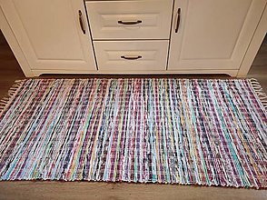 Úžitkový textil - Tkaný koberec Multifarebny 70x150cm - 15409435_