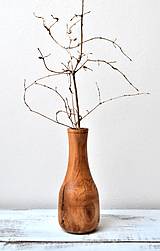 Dekorácie - Drevená váza - čerešňa - 15413279_