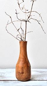 Dekorácie - Drevená váza - čerešňa - 15413280_
