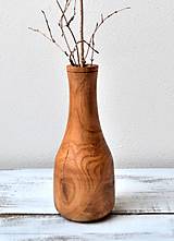 Dekorácie - Drevená váza - čerešňa - 15413281_