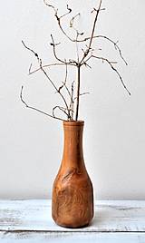 Dekorácie - Drevená váza - čerešňa - 15413282_
