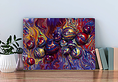 Obrazy - Zabudnutie - abstraktný obraz - acrylic pouring - 15414071_