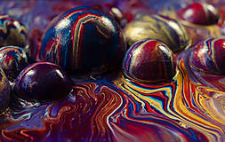 Obrazy - Zabudnutie - abstraktný obraz - acrylic pouring - 15414089_