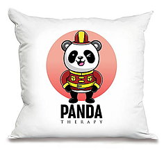 Úžitkový textil - Hrdinská Panda „Pandahasič“ - 15411690_