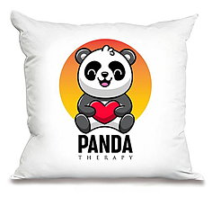 Úžitkový textil - Láskavá Panda „Sebaláska“ - 15411723_