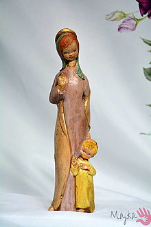 Sochy - Panna Mária s Ježiškom - socha - 15415599_