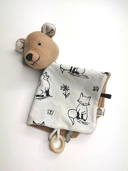 Hračky - Mojkadlá pre najmenších (Medvedík s líškami) - 15417683_