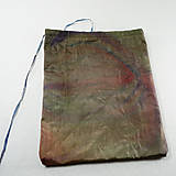 Úžitkový textil - Hodvábne vrecko - zelené - pošli ma ďalej - 15421030_