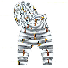 Detské oblečenie - Baby nohavice "Psík" - 15418729_