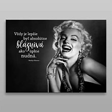 Obrazy - Marilyn Monroe obraz s citátom - 15421241_