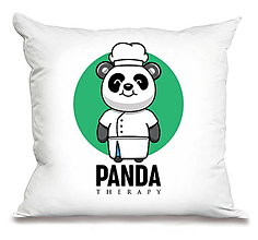 Úžitkový textil - Chutná Panda „Vajíčko namäkko“ - 15419720_