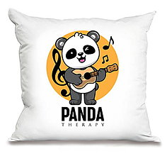 Úžitkový textil - Talentovaná Panda „Na balkóne“ - 15419923_