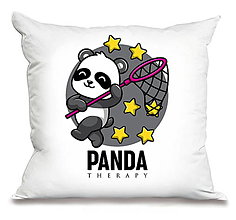 Úžitkový textil - Pozitívna Panda „Hore ku hviezdam“ - 15419989_