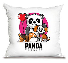 Úžitkový textil - Milujúca Panda „Navždy spolu“ - 15420153_