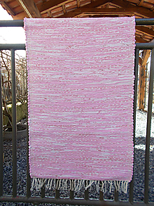 Úžitkový textil - ružový melír - 15422898_