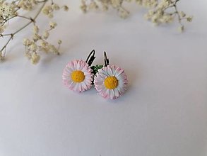 Náušnice - Jarné kvety sedmokrásky - 15423930_