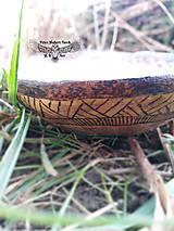 Nádoby - Keltská miska - Jeleň a triskelion - Celtic wooden bowl - 15423852_