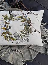 Úžitkový textil - Vankúš dreviny vo venci - 15424198_