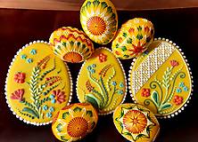 Dekorácie - Sada dekoratívnych medovníkových vajíčok - 15421928_