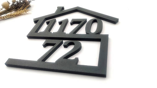 Číslo na dom - dvojpodlažný dom