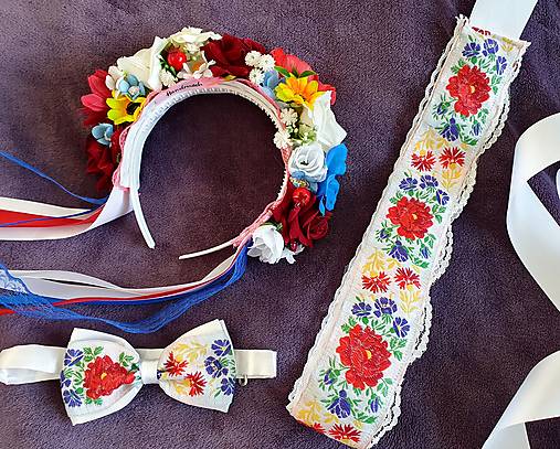 Ozdoby do vlasov - Svadobný set - 15423912_