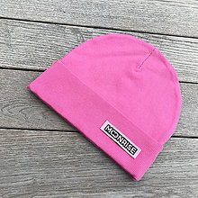 Detské čiapky - Rebrovaná čiapka organic - sweet pink - 15426605_