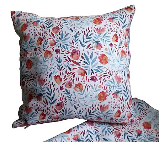 Úžitkový textil - Ľanová obliečka na vankúš - 15425859_