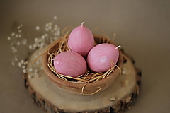  Veľkonočné vajíčko - sviečka (ružové)