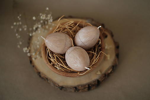 Dekorácie - Veľkonočné vajíčko - sviečka - 15428613_