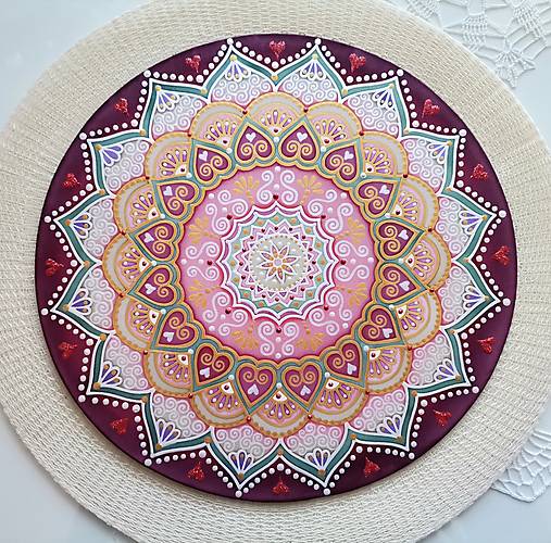 Obrazy - Mandala pre šťastné partnerstvo a lásku - 15430043_