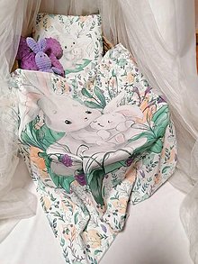 Detský textil - Deka a vankúšiky /Výbavička do postieľky - 15428675_